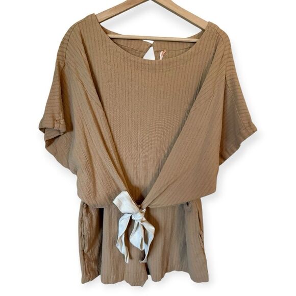 Free People Time to Chill Romper M - Picture 2 of 6